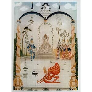 Struck The Ground, Angry Man, Brothers Grimm, Art Nouveau, Kay Nielson, Unique,